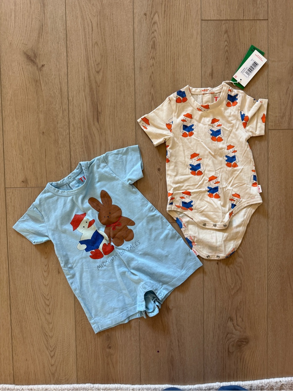 Tiny cottons romper and bodysuit bundle